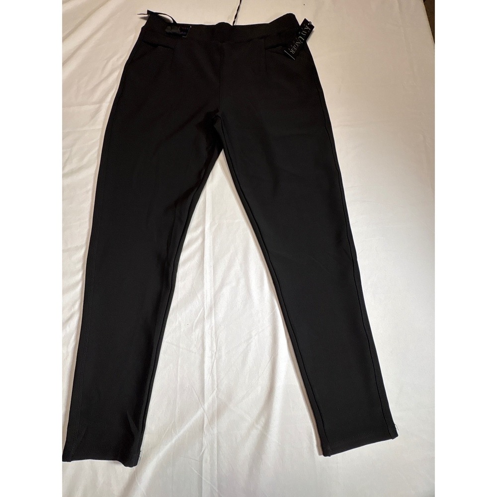 Kay Unger New York Womens Black Slimming Tummy Control Pull On Pants Large NWT